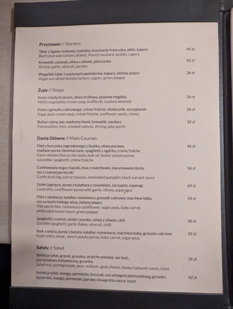 Menu Zamek Sarny - Café Scharfeneck-9
